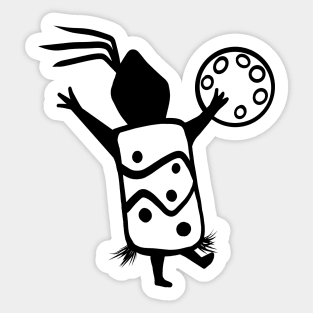 Shaman Cave Person Sticker